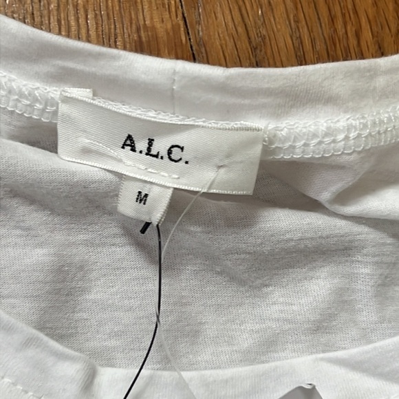 NWT A.L.C Women’s White Shirt Size M - Picture 3 of 5